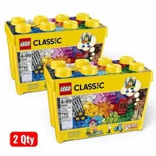 2X LEGO CLASSIC: Lego Large Creative Brick Box (10698)
