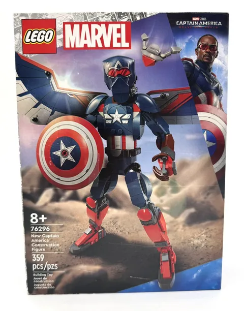 LEGO Marvel 76296 New Captain America Construction Figure NEW/SEALED