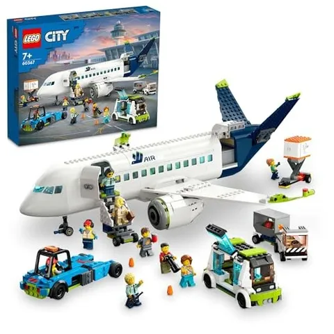 LEGO City Airplane Birthday Present 60367 Toy Block Gift
