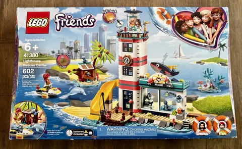 LEGO 41380 Friends Lighthouse Rescue Center Set Building Kit 602 Pcs Retired Set