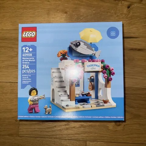 LEGO 40908 Restaurants of the World: Greece Brand New Sealed GWP