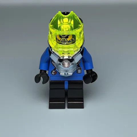 Lego Crystal Miner Minifigure aqu011 Aquazone Hydronauts Retired 6180 F10