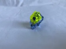 Rare Lego BLUE Chrome Helmet Neon Green Visor, Space Mask, Life On Mars 71598