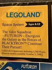 Vintage Lego 1 page 1988 Technic System Valour Squadron leaflet torn