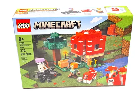 LEGO Minecraft 21179 The Mushroom House Upcycled 100% Complete✨Carefully Shipped