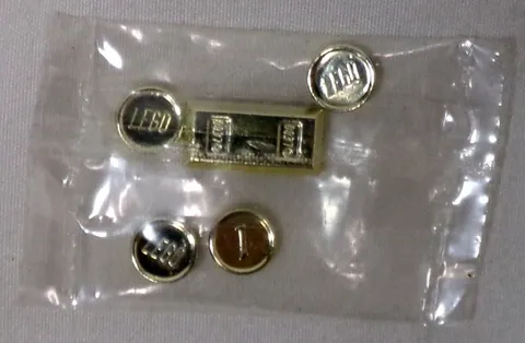 LEGO 97053 Gold Bar/Ingot and Coins Pieces Bag New Sealed