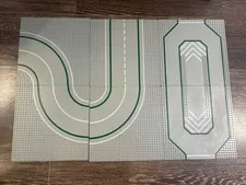 Vintage Original Lego Road Base Plates Lot Of 6, Unbroken, Clean! 