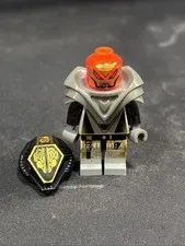 LEGO Minifigure sp045 UFO Zotaxian Alien - Gray Overlord (Alpha Draconis)