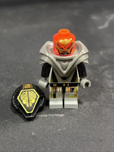 LEGO Minifigure sp045 UFO Zotaxian Alien - Gray Overlord (Alpha Draconis)