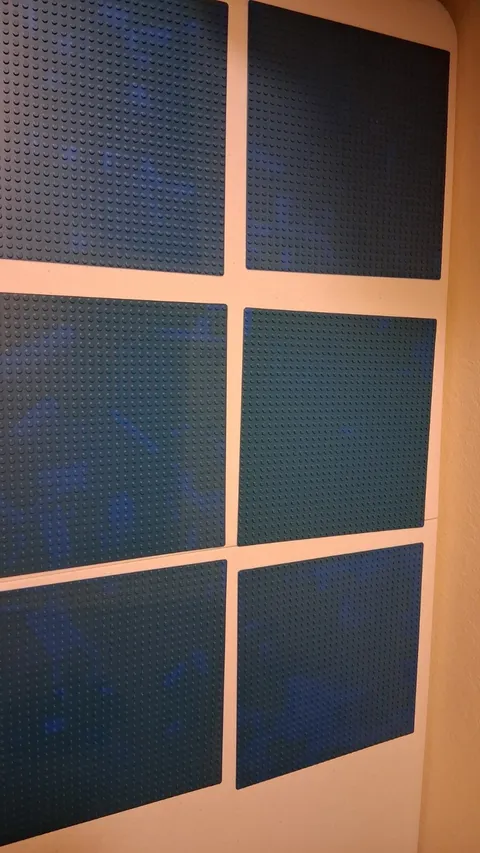LEGO Classic Blue Baseplate Lot of 6