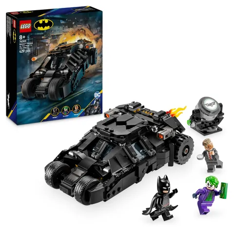 LEGO DC Batman: Batman Tumbler vs. Two-Face & The Joker - Batmobile Car Toy with