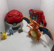 LEGO Pokémon Character Lot - Pikachu Squirtle Charizard Figures & Builds