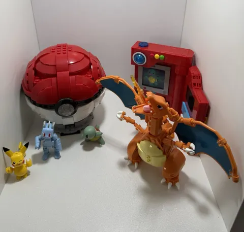 LEGO Pokémon Character Lot - Pikachu Squirtle Charizard Figures & Builds