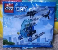 LEGO City Police Helicopter Polybag - Set #30351 - New/Sealed