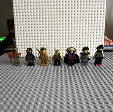 LEGO Minifigures Lot of 7 Mixed Characters Plastic Minifigure Age 6+