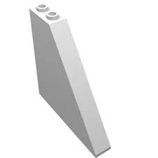 10x LEGO® Part 30249 - Slope 55 6 x 1 x 5 without Bottom Stud Holders