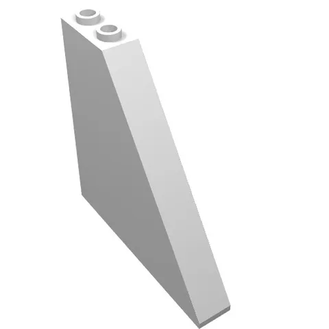10x LEGO® Part 30249 - Slope 55 6 x 1 x 5 without Bottom Stud Holders