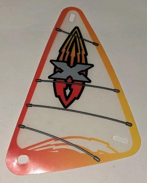 LEGO 9x15 Triangle Sail W/ Island Xtreme Stunts Logo Pattern Piece Part x772px1