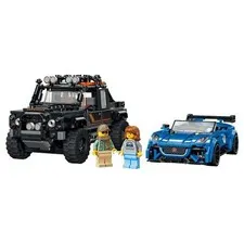 New LEGO 77264 SPEED CHAMPIONS Jaguar Project 7 and Land Rov Building Set