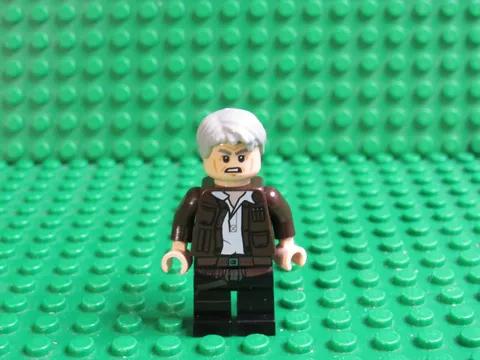 Lego Star Wars Han Solo Old Minifigure 75192 75180 LG19