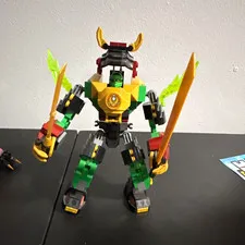 LEGO NINJAGO Lloyds Elemental Power Mech: See Description