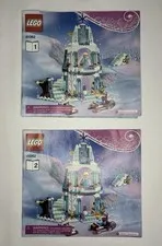 LEGO Disney Frozen 41062 Elsa Sparkling Ice Castle Instruction Manuals Books