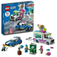 Chase the Lego City Ice Cream Truck 60314 toy block PreZent police vehicle