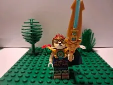 Lego Legends Of Chima Laval Minifigure With Sword Weapon & Armor