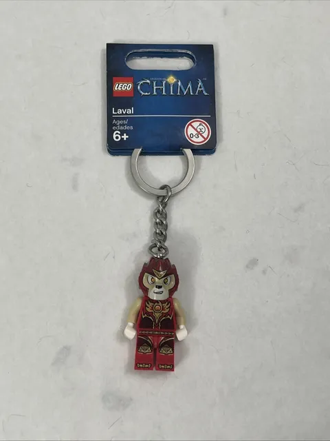 LEGO Legends of Chima Laval Key Chain (set number 851368) Rare New With Tags.