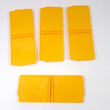 LEGO Storage Case Divider Panels Orange Replacement #759532 Lot of 4