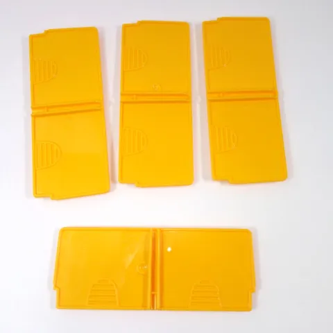 LEGO Storage Case Divider Panels Orange Replacement #759532 Lot of 4