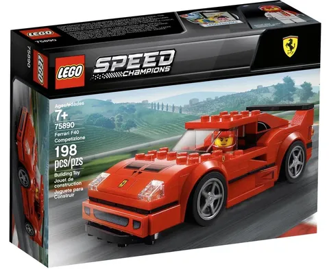 LEGO SPEED CHAMPIONS Ferrari F40 Competizione 75890 (New & Sealed) 1 Minifigure