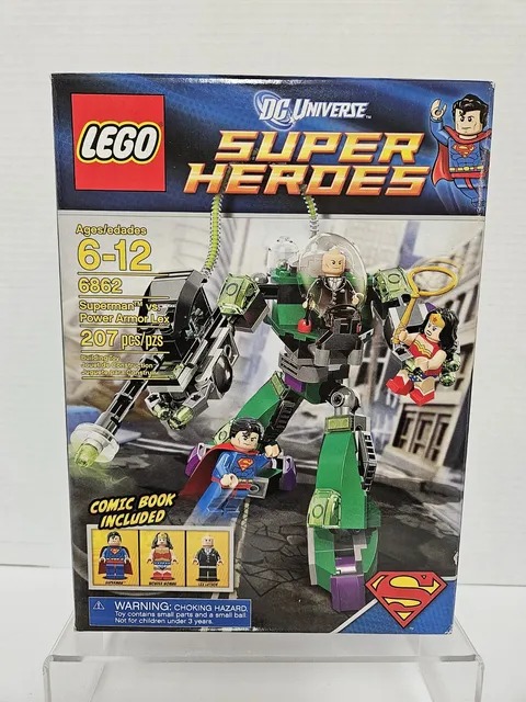 Lego DC Super Heroes 6862 Superman vs. Power Armor Lex Luthor 2012 Wonder Woman