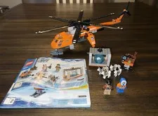 LEGO City Arctic Helicrane 60034 Complete Set w/ instructions