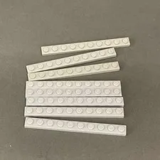 Lego 4477 Light Gray Replacement Parts Pieces Lot of 8