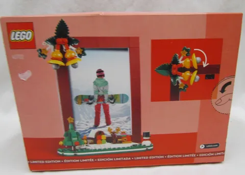 Lego 40702 Limited  Edition Christmas  Picture Frame 209 pcs Retired, New Sealed
