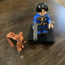 Lego Fallout Lucy MacLean Custom Printed Minifigure Vault 33 And Dogmeat