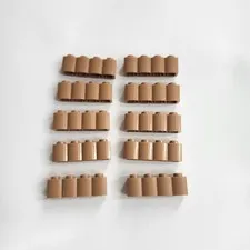 Lego 30137 1x4 Brick Modified Log Nougat 