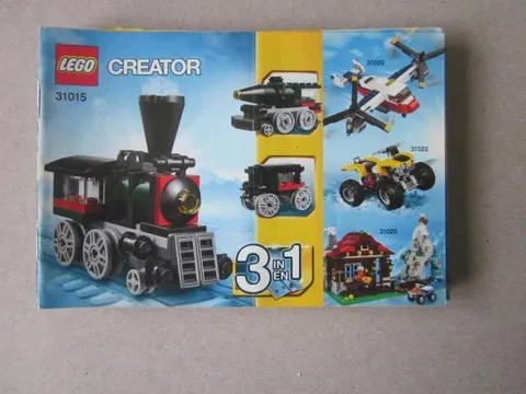 Lego Building Instructions Instruction Creator 3105, 3 in1 