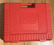 VINTAGE LEGO LARGE RED HARD PLASTIC CARRYING CASE  LD 31