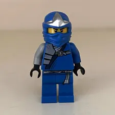 LEGO NINJAGO Jay ZX Minifigure - Blue Outfit, Gray Arms, Black Hands