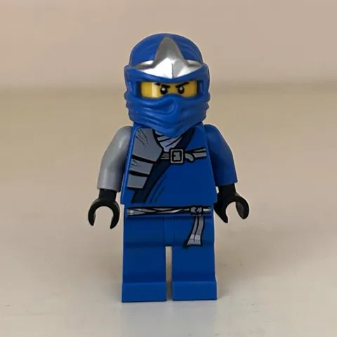 LEGO NINJAGO Jay ZX Minifigure - Blue Outfit, Gray Arms, Black Hands