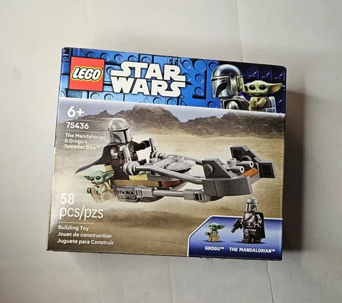 LEGO Star Wars The Mandalorian & Grogu's Speeder Bike 75436, 58 Pieces, 6+ NEW