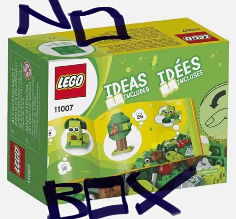 LEGO Classic Creative Green Bricks 11007 60 pcs Ideas Included Box