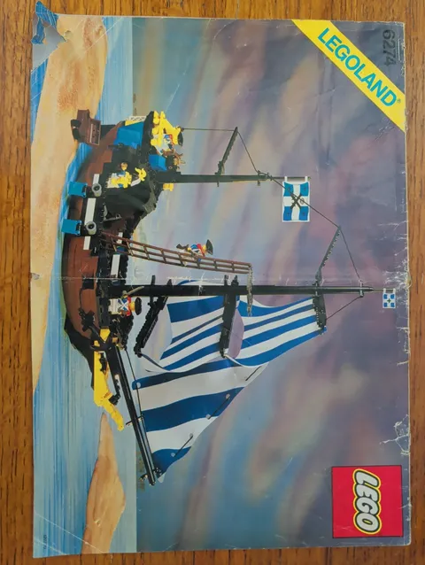 Lego Pirates Caribbean Clipper (6274) Instruction Manual Booklet Only Vintage