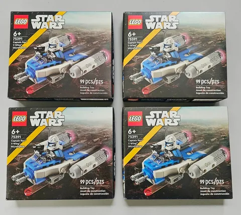 LEGO Star Wars: Captain Rex Y-Wing Microfighter 75391 Lot Of 4 New Sealed