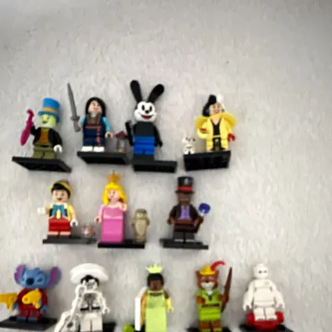 LEGO Disney Minifigures Lot of 12 Oswald; Aurora; Stitch; and more