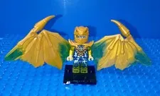 Lego Minifigure Jay Golden Dragon Wings Crystalized Ninjago