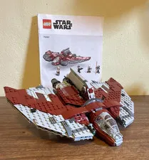 LEGO Star Wars 75362 Ahsoka Tano's T-6 Jedi Shuttle 599pc No Box Instructions