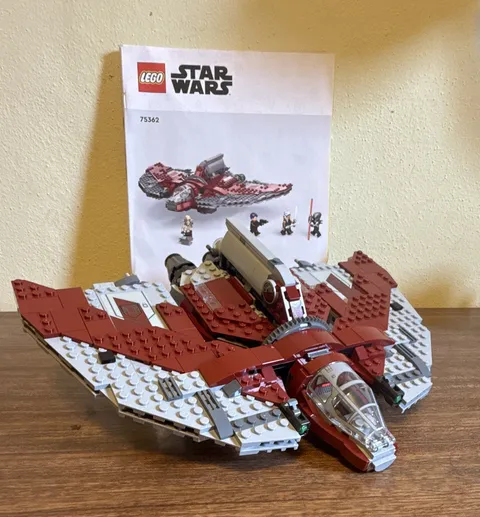 LEGO Star Wars 75362 Ahsoka Tano's T-6 Jedi Shuttle 599pc No Box Instructions